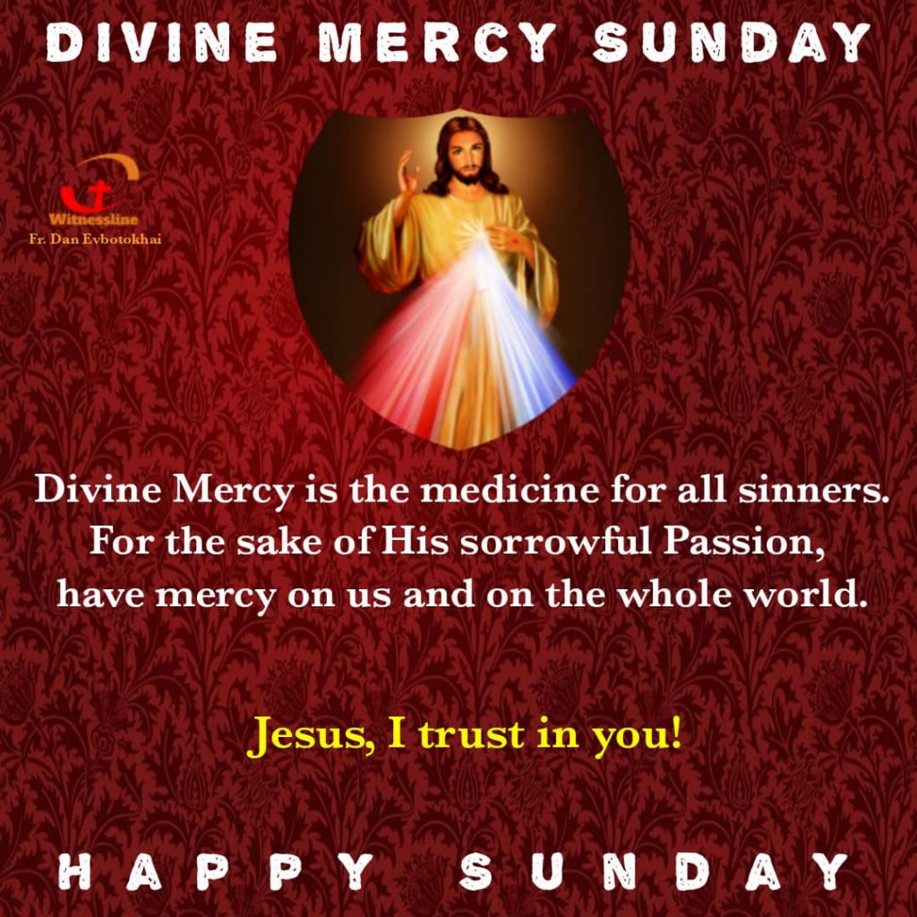 HOMILY FOR THE SECOND SUNDAY OF EASTER – DIVINE MERCY SUNDAY - Witnessline